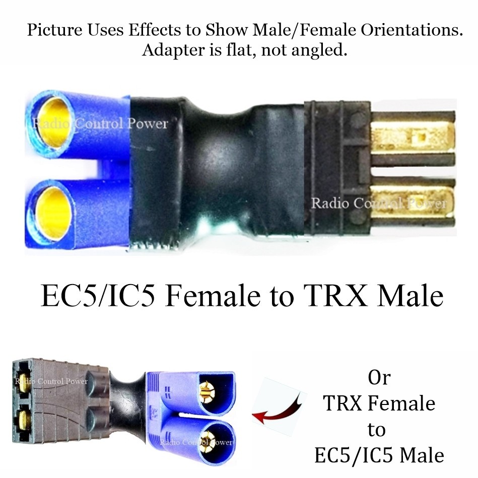 RCP Adapters Fits TRX to IC5/EC5 Includes 1 No Wire Adapter Works with IC5