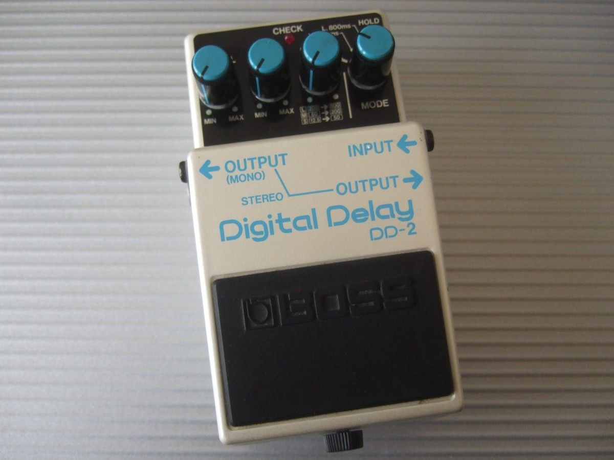 BOSS DD-2 Digital Delay Guitar Effects Pedal MIJ 1986 Made in Japan Tested
