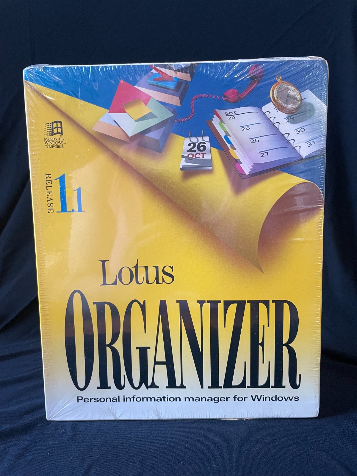 New Old Stock Lotus Organizer Personal Information Manager For Windows  1.1