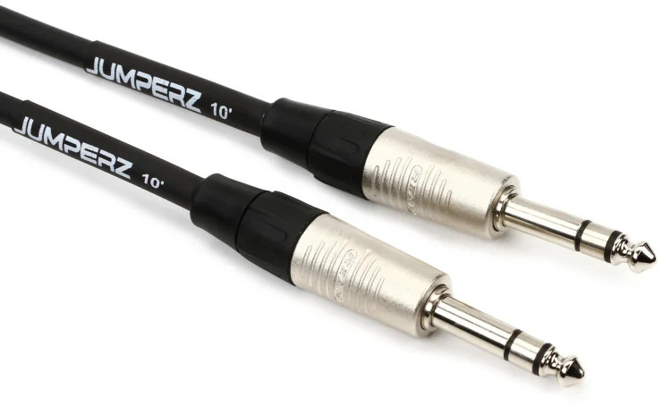 JUMPERZ JB2TRS-10 Blue Line TRS Cable - 10' TRS