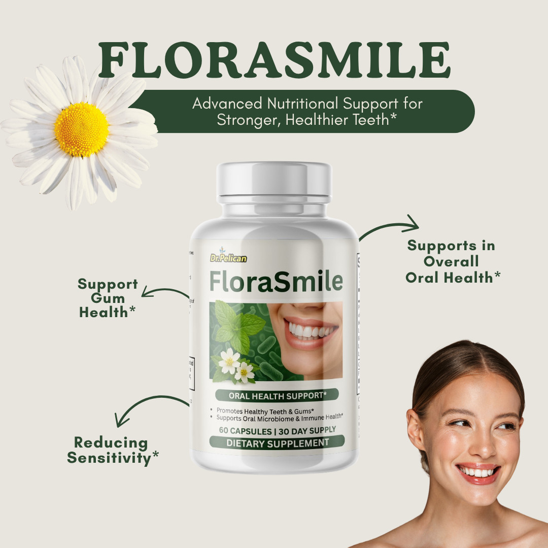FloraSmile- Oral & Immune Support- 12 Bottles-720 Capsules