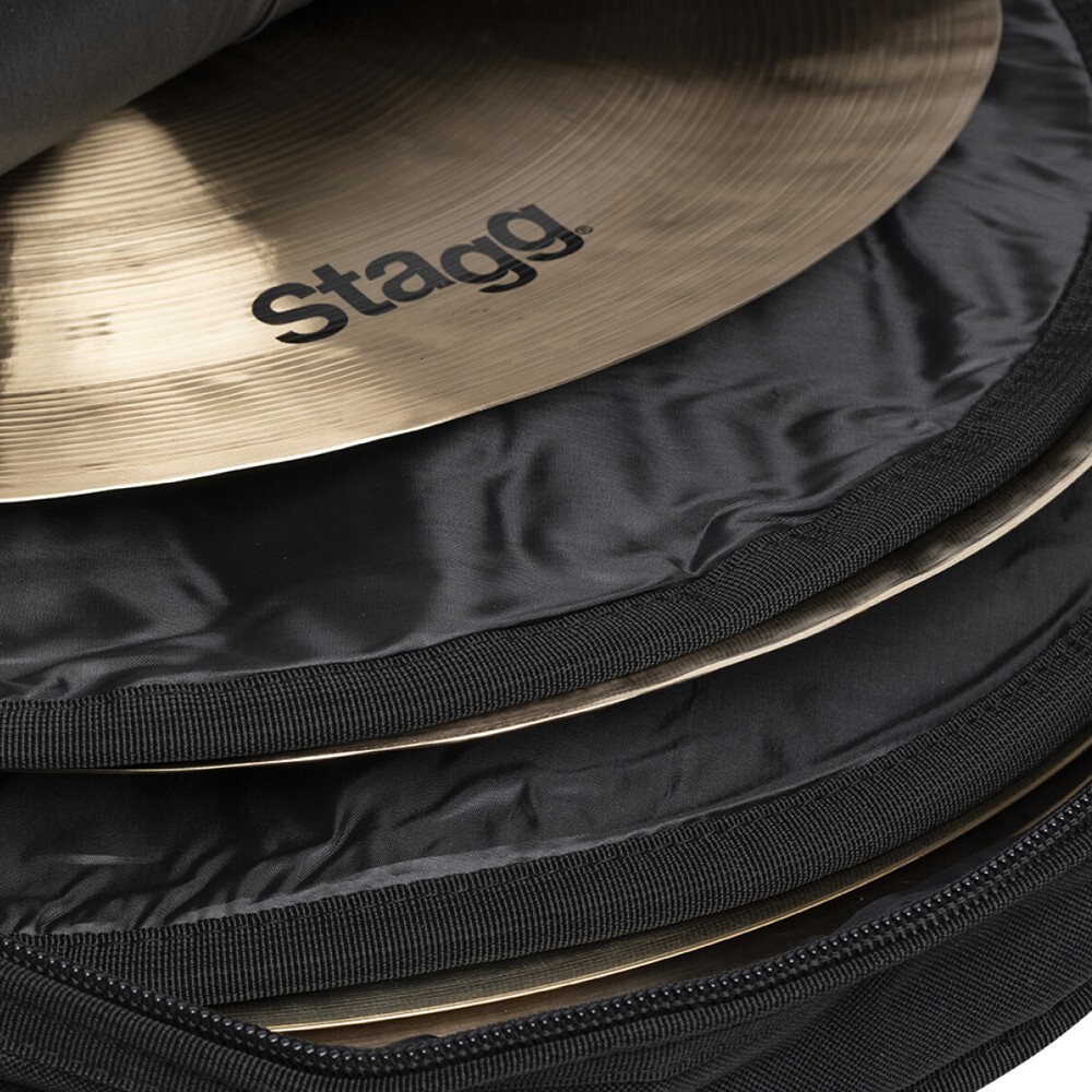 Stagg CYB-10 Standard Dual Cymbal Bag - Black
