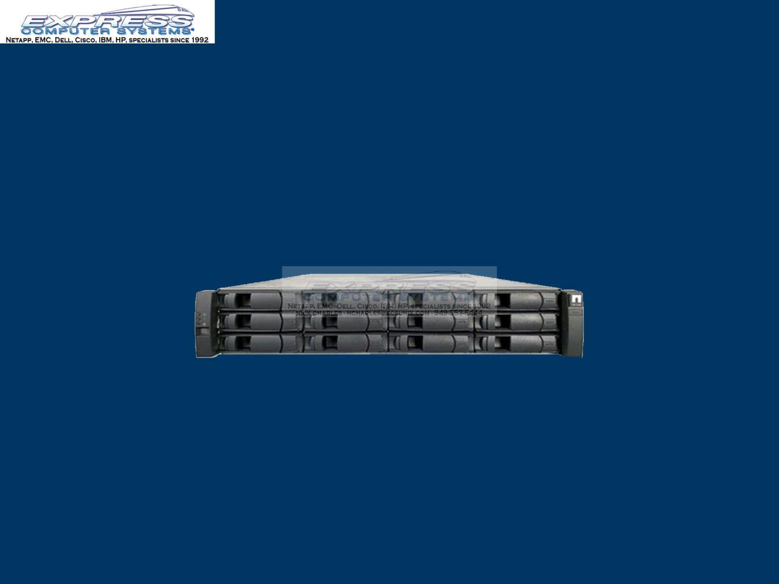 Netapp DS212C 12x 10TB 7.2K NL SAS X380A 12G Expansion Shelf