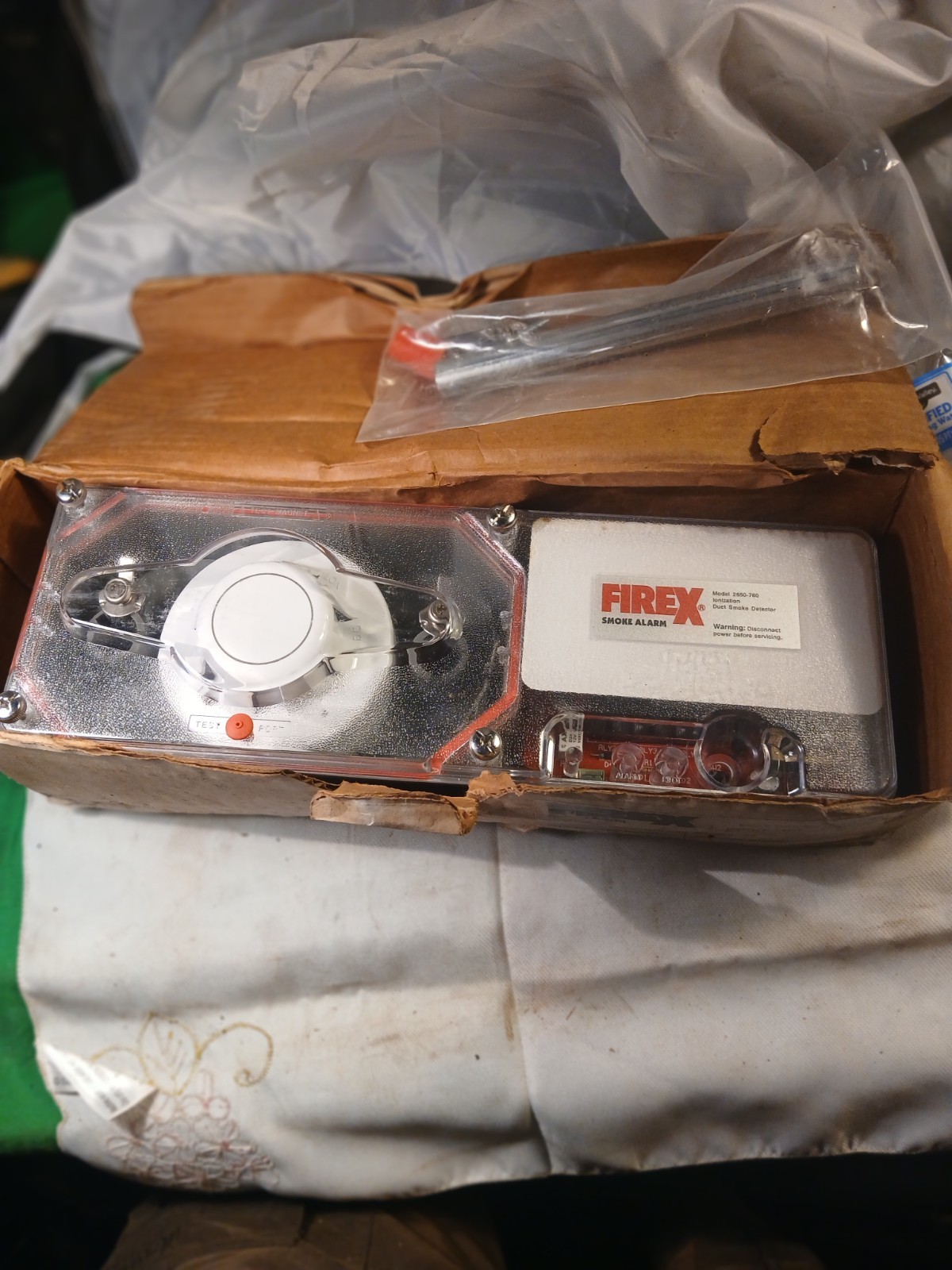 2 Firex 2650-760 Duct Smoke Detectors