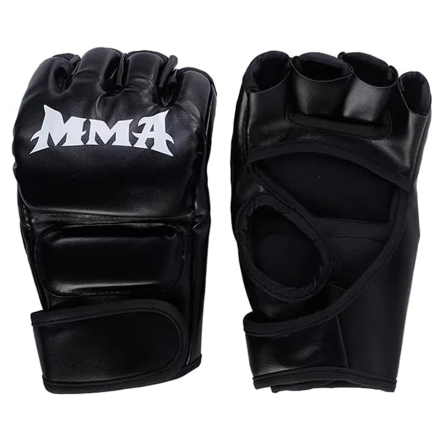 Black Punch Bag Boxing Gloves Muay Thai Karate Gloves Boxing Mitts for Men Women
