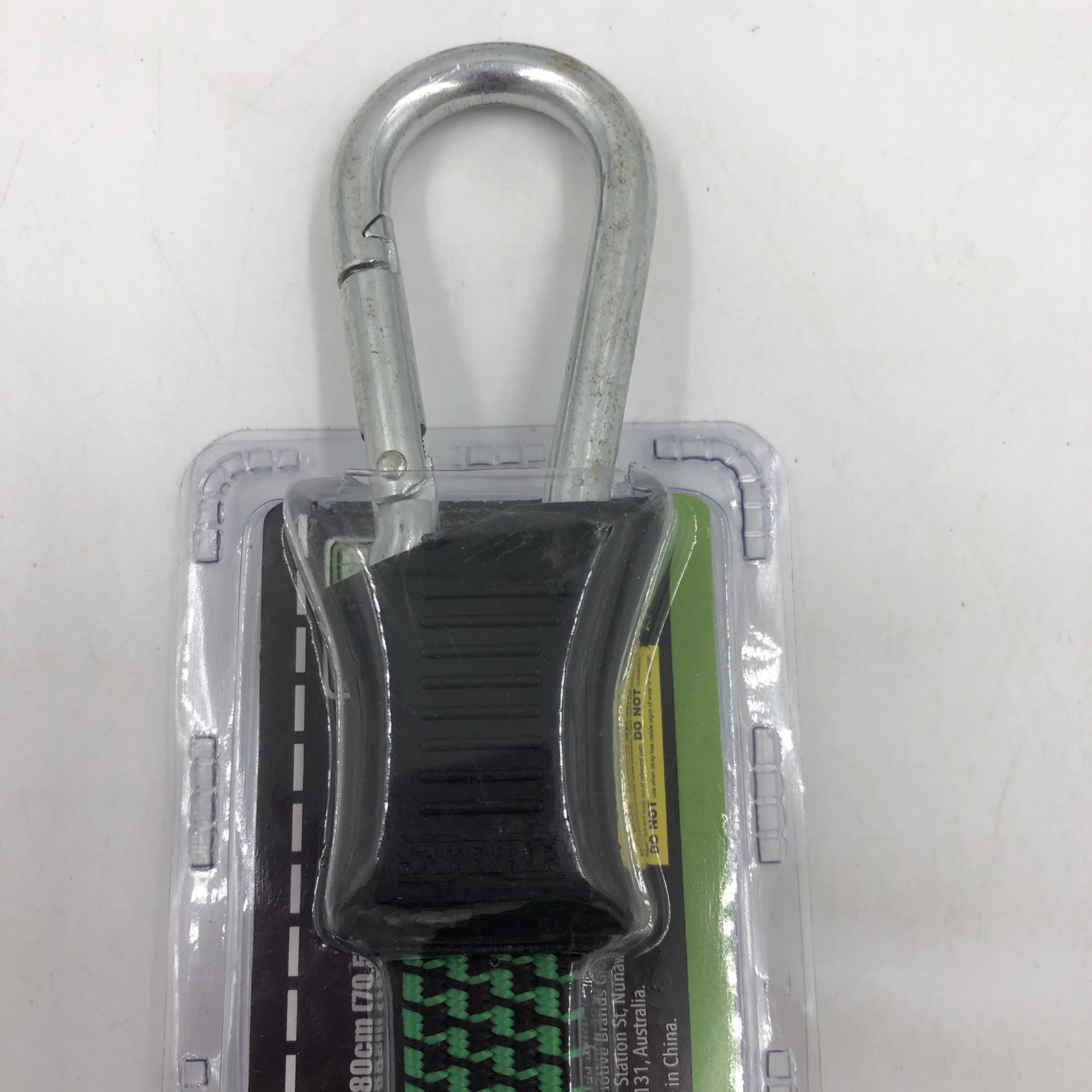 XPLORER Flat Bungee Strap with Carabiners 120cm