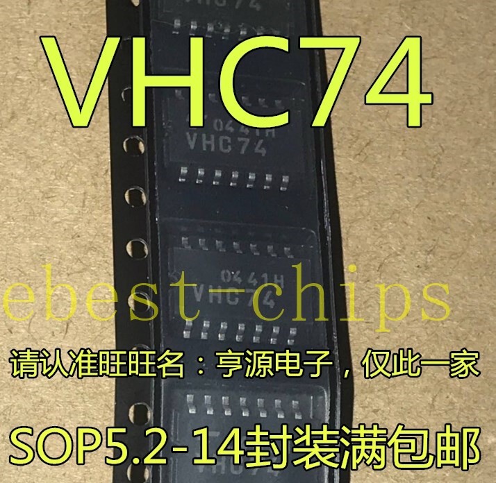 20PCS TC74VHC74FT VHC74 TSSOP14 Dual D-Type Flip-Flop with Preset and *hh
