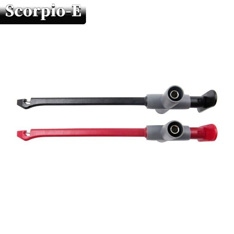 4mm Banana Plug Multimeter Test Lead with Wire Piercing Puncture Probe Test Hook