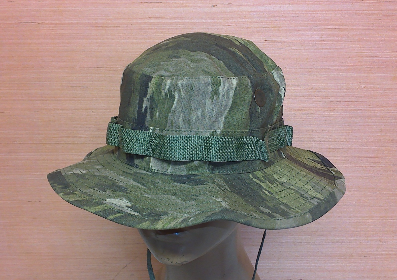 Advanced Tactical Concealment System A-TACS iX Camo Jungle Boonie Hat Cap Size 7