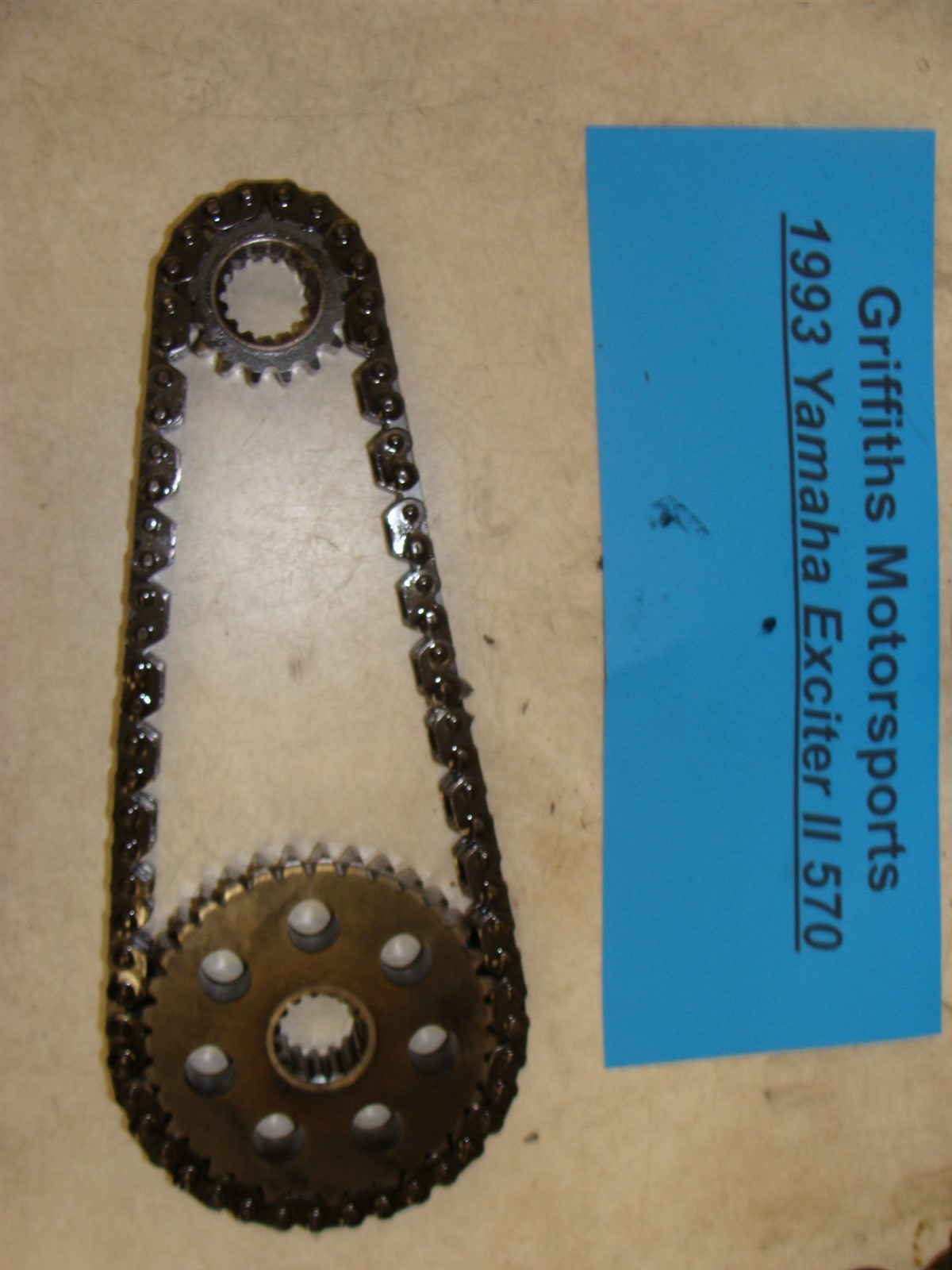 1993 YAMAHA EXCITER 2 II 570 EX570 chaincase gears sprockets chain 17t 35t