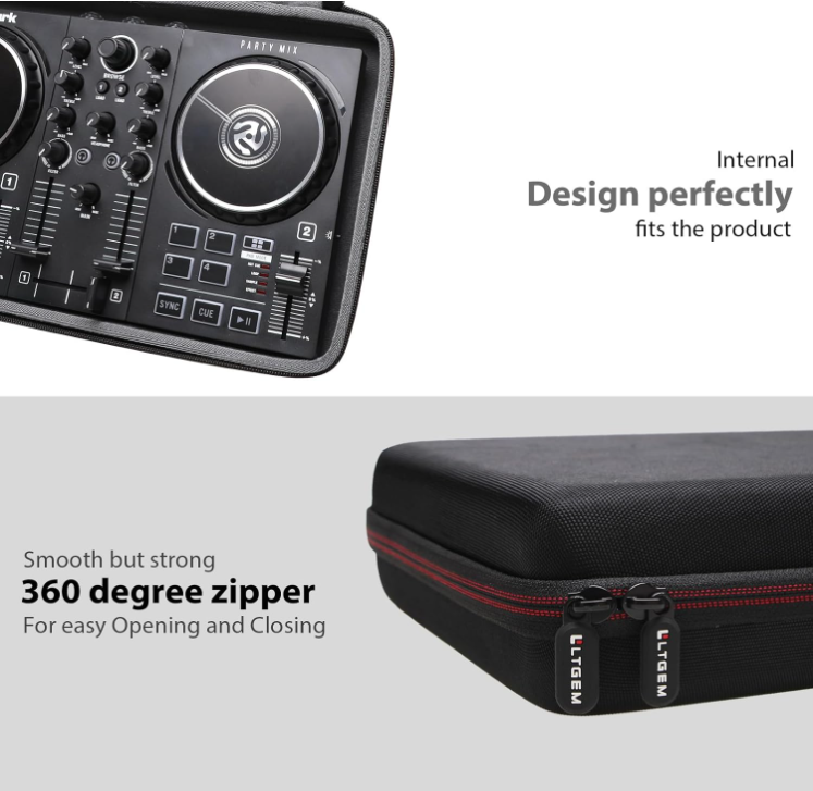 EVA Storage Case for Numark Party Mix II or Numark Party Mix, DJ Drum Controller