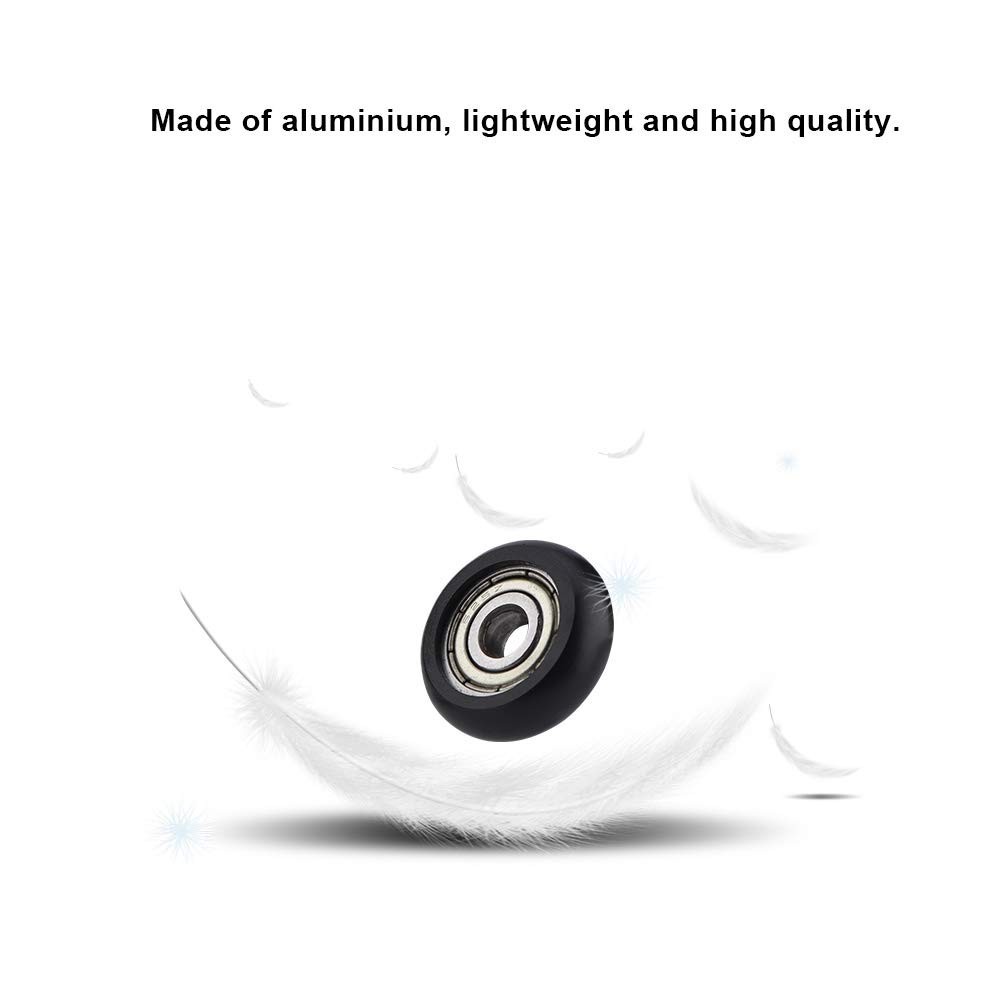 9 Pcs 3D Printer Plastic Pulley Linear Bearing Aluminium Pulley Wheels Roller...