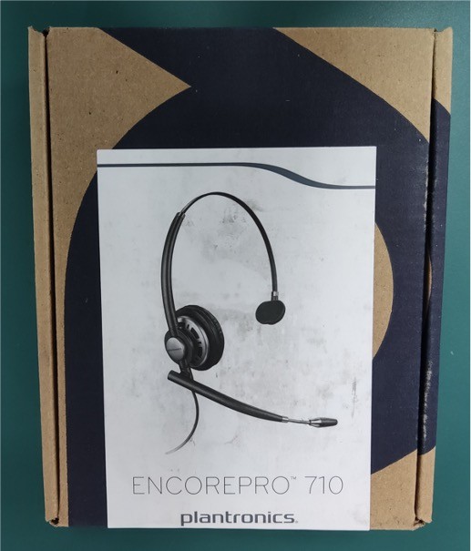 Plantronics 78712-101 EncorePRO 710 Wired USB Headset, Black