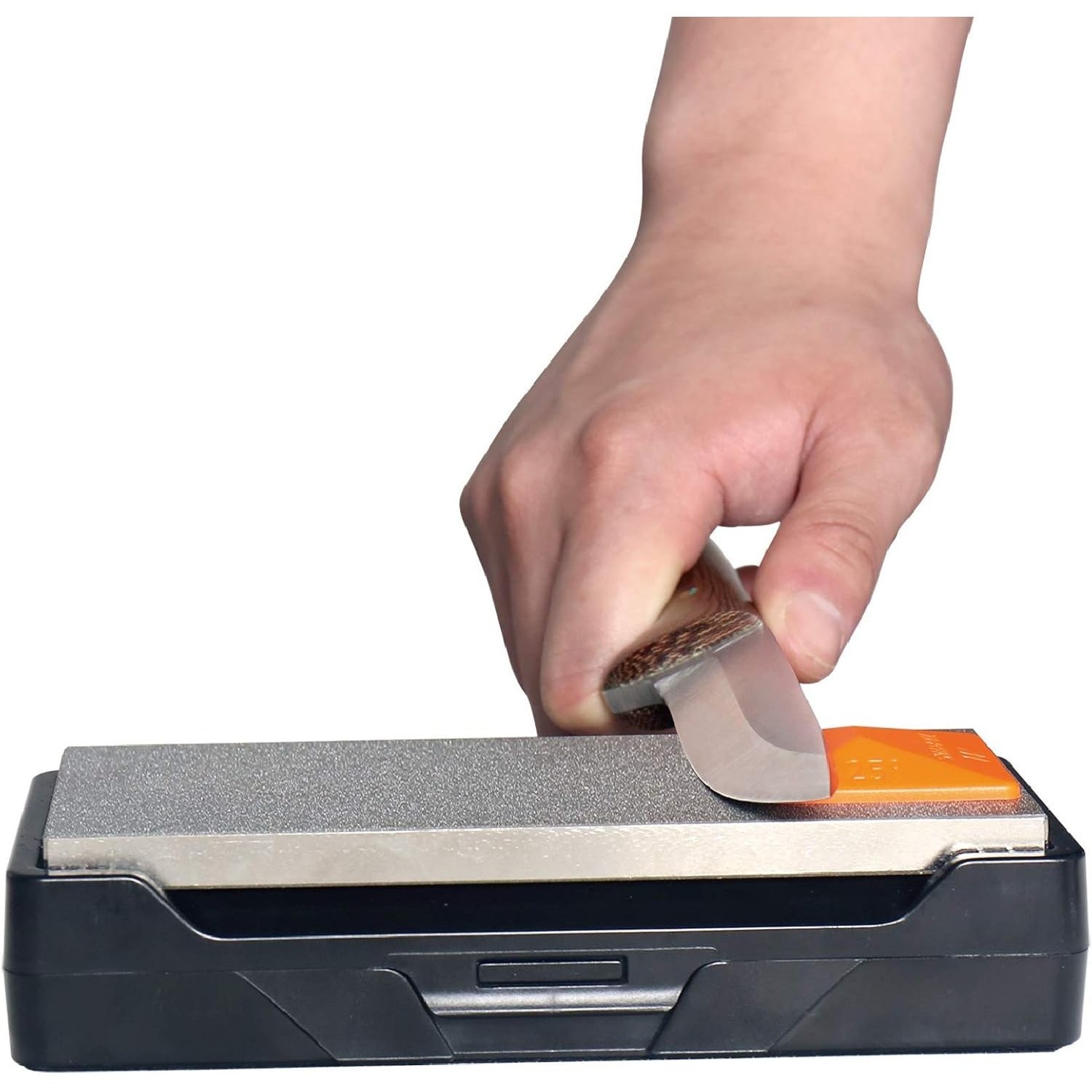 Black and Orange Angle Pyramid Sharpening Guide 2-Pack for Exact Blade Angles