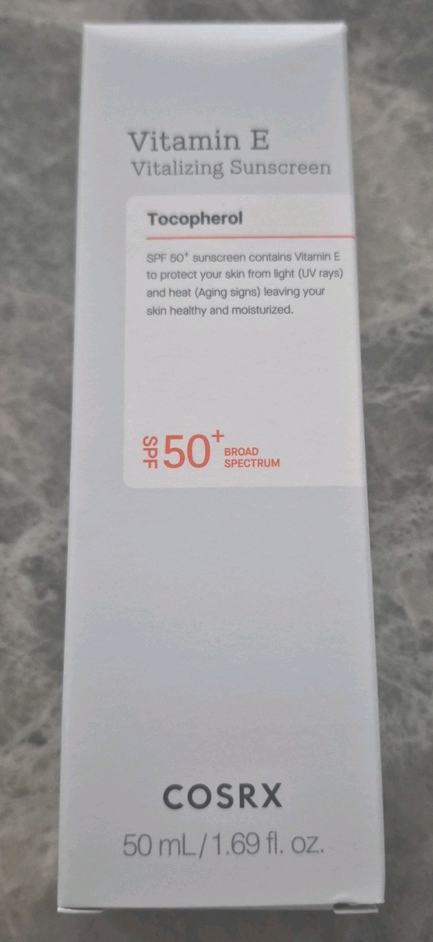 COSRX Vitamin E Vitalizing Sunscreen SPF 50+ Broad Spectrum Face Cream 50mL