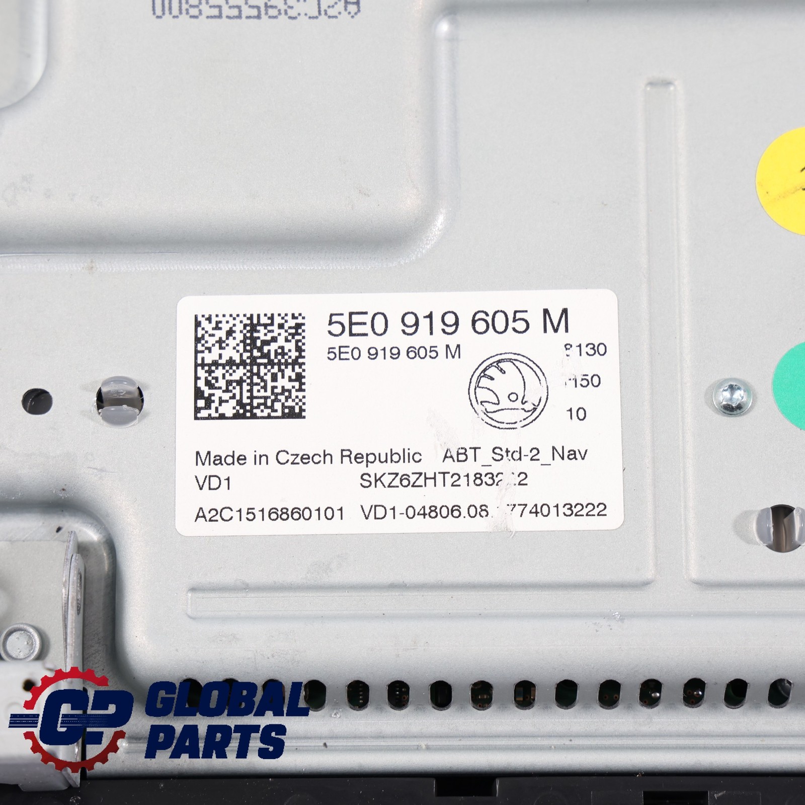 Skoda Octavia Mk3 5E Multifunction Display Screen Control Unit 5E0919605M