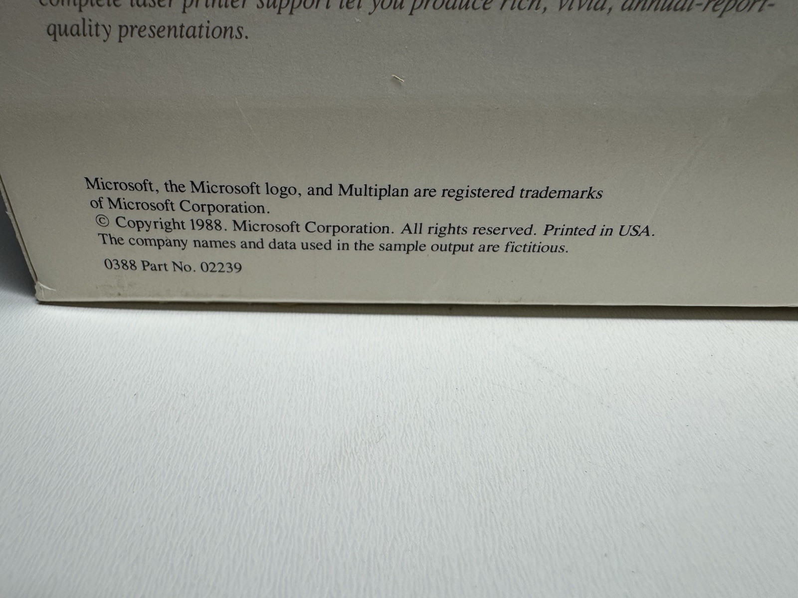 Microsoft Excel for Windows 3.5" Floppy, 1988 Vtg New Unused