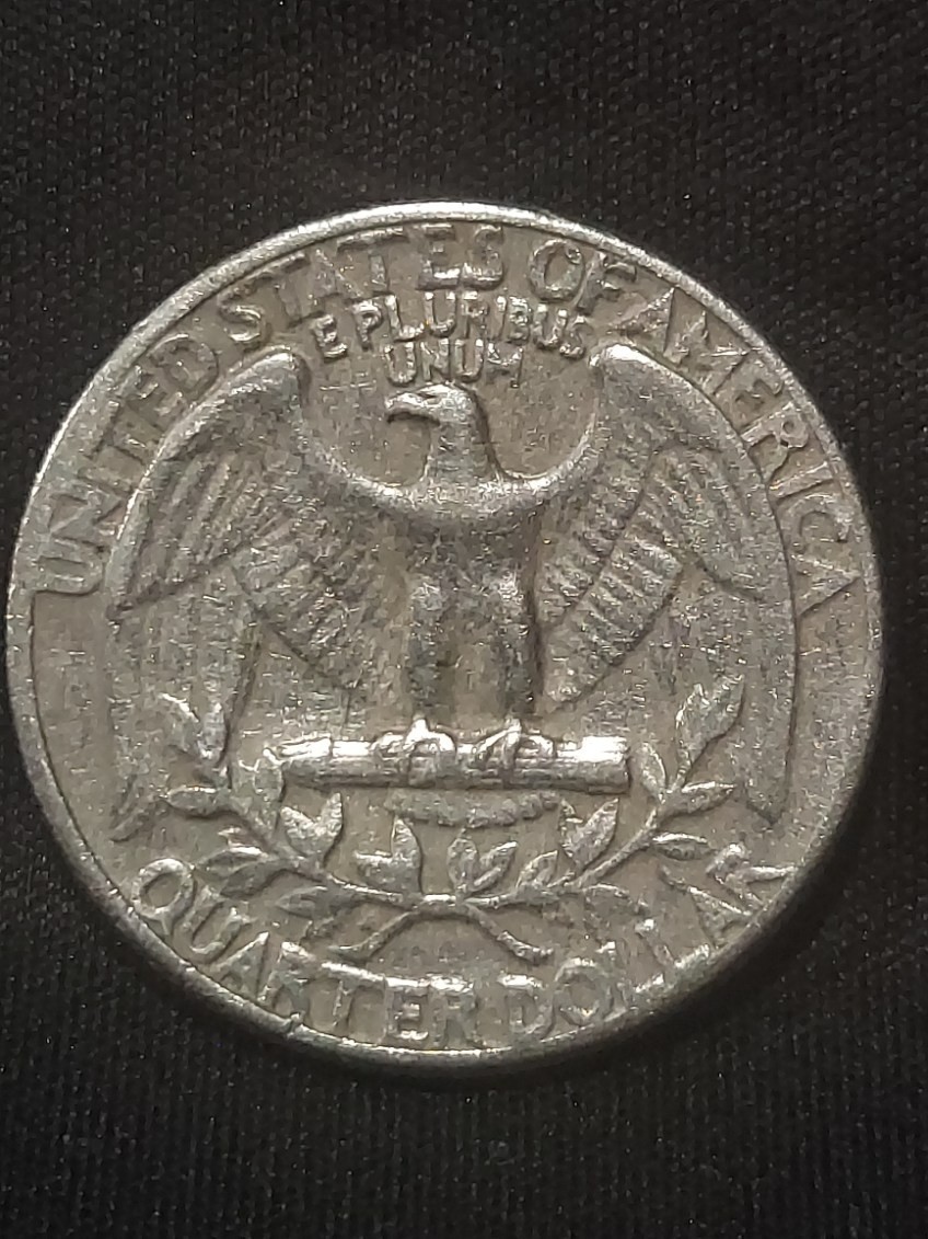1965 25 C Washington Quarter Multiple Errors Coin