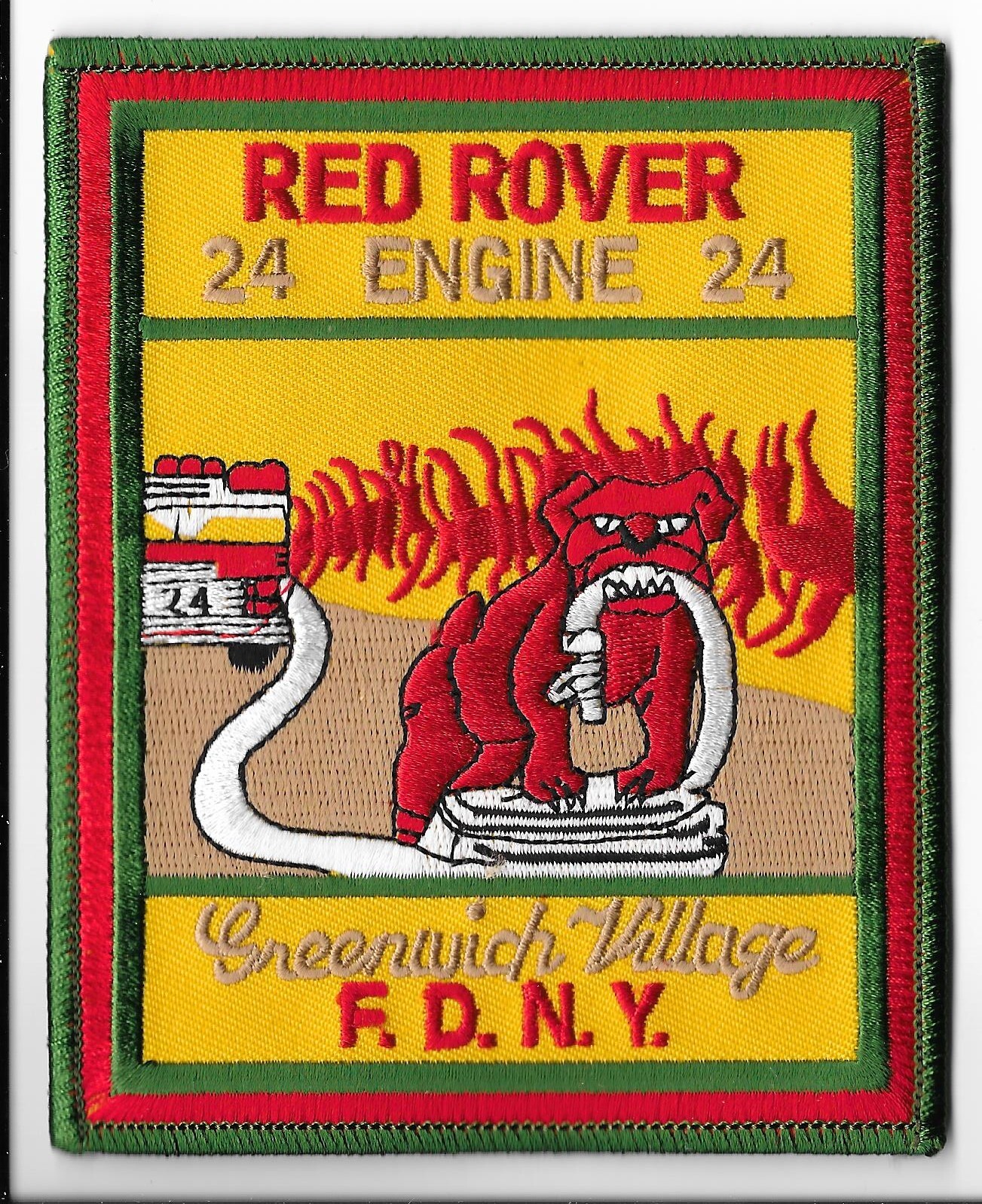 New York Fire Department (FDNY) Engine 24 Greenwich Village Patch V2