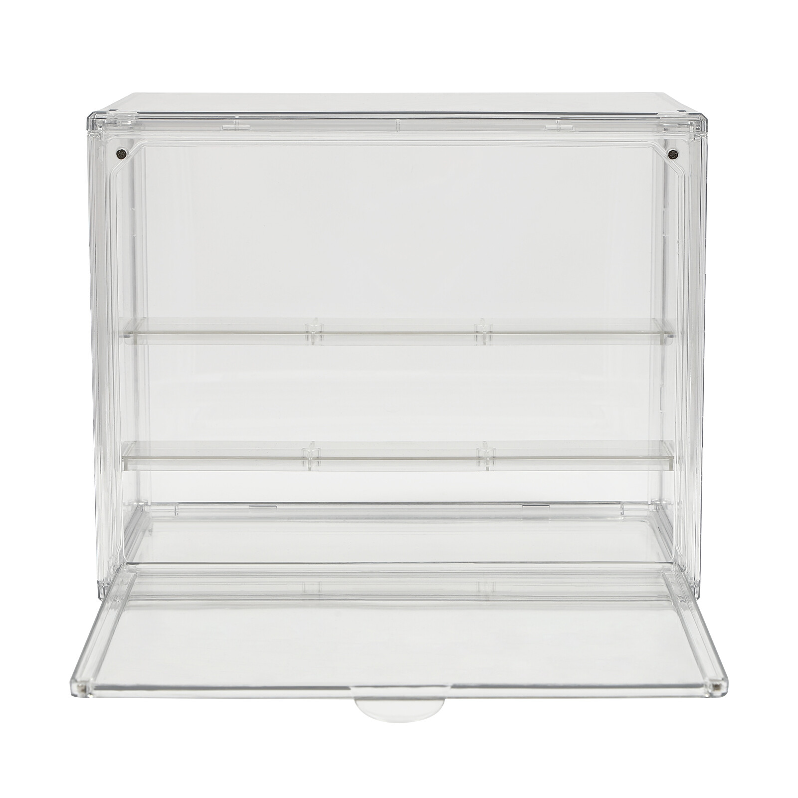 Clear 2-Tier PET Display Case Countertop Bread Cake Cupcake Storage
