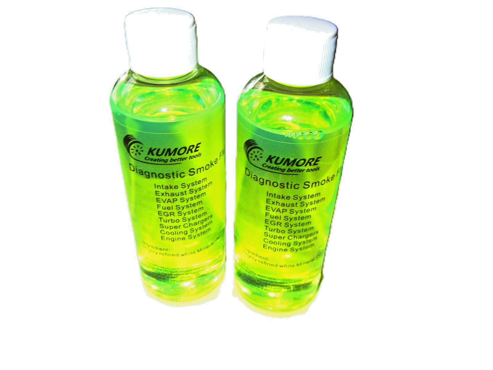 2 Pack KUMORE Diagnostic Smoke Fluid Automotive -3.38oz ea FREE SHIP