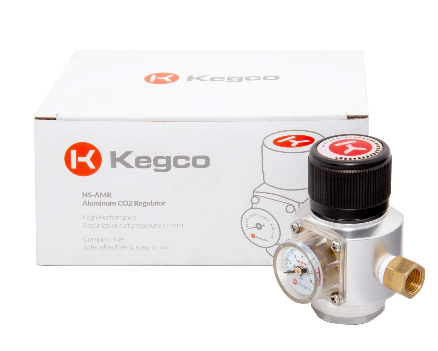 CO2 Regulator, Mini, Aluminum