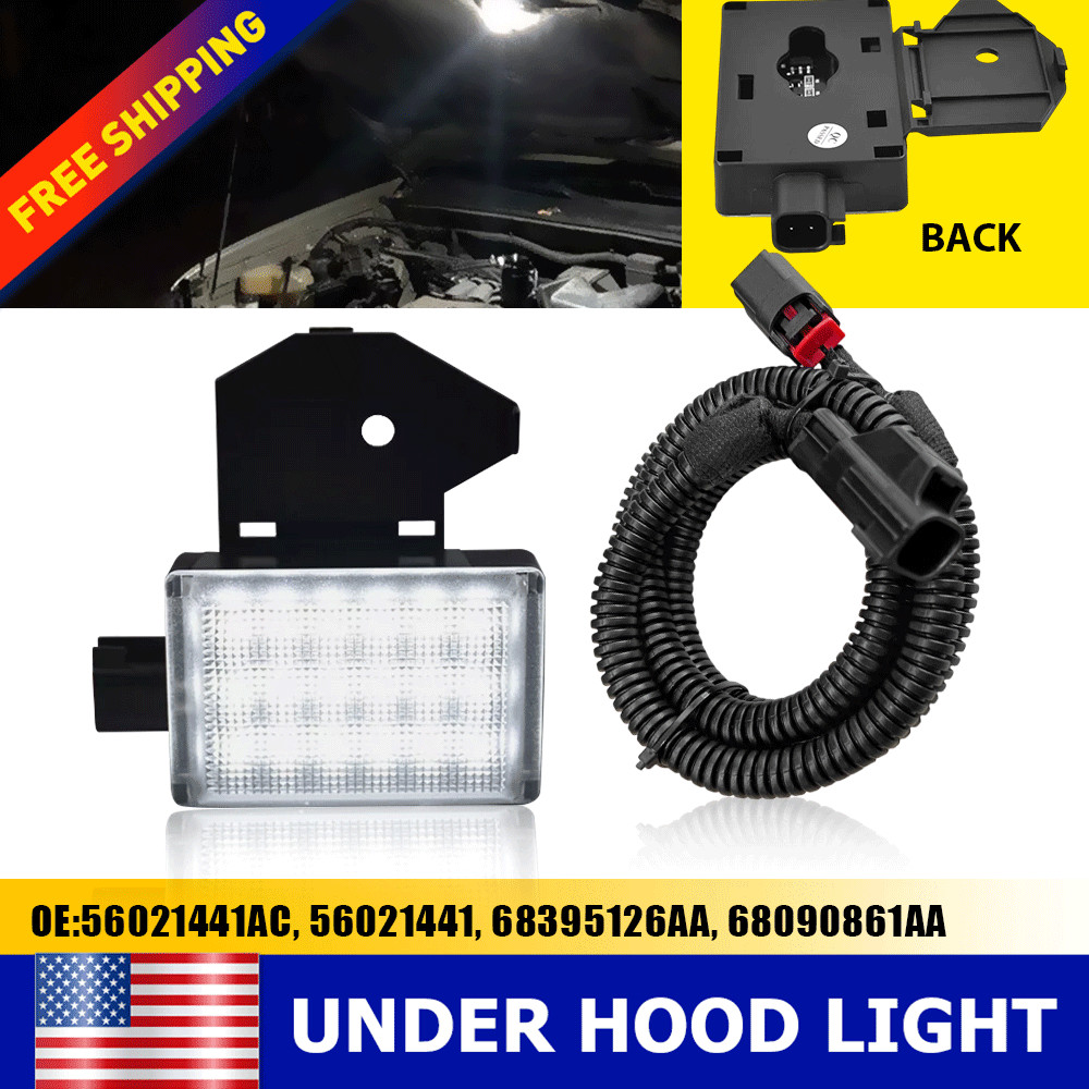 For 2001-2010 Dodge Ram 1500 2500 3500 Underhood Hood Courtesy LED Lamp Light 1X