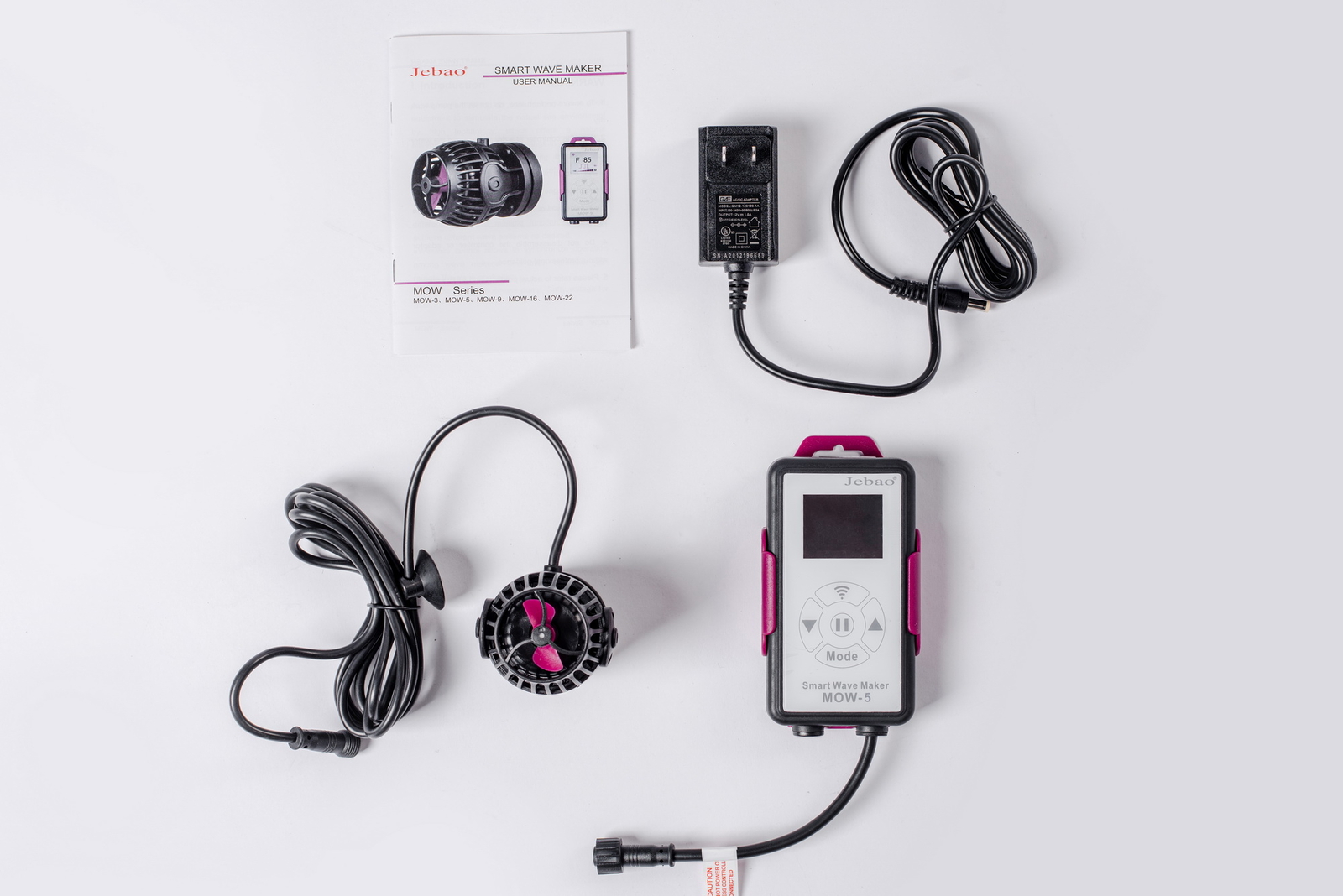 Jebao MOW-5 Wave Maker Flow Pump with Controller for Marine Reef Aquarium