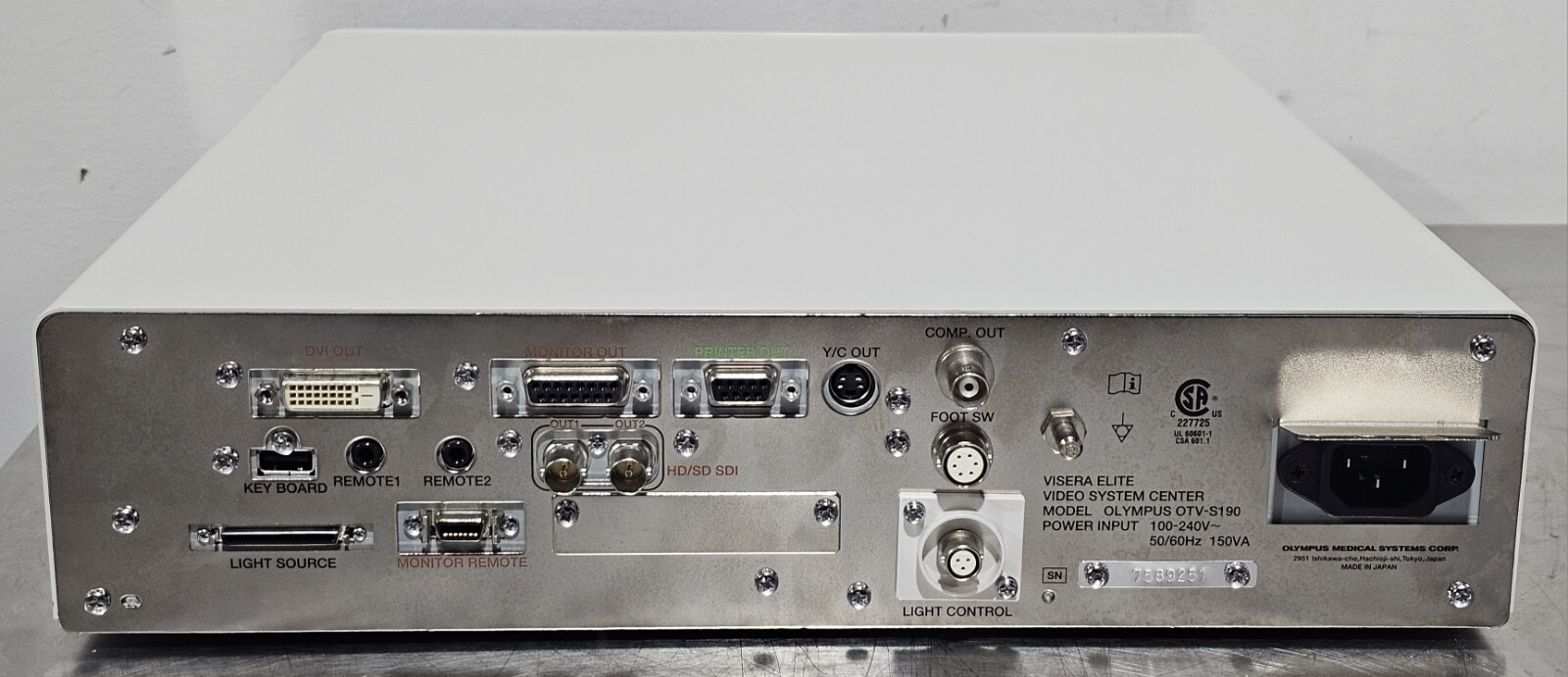 Olympus Visera Elite OTV-S190 Video Processor