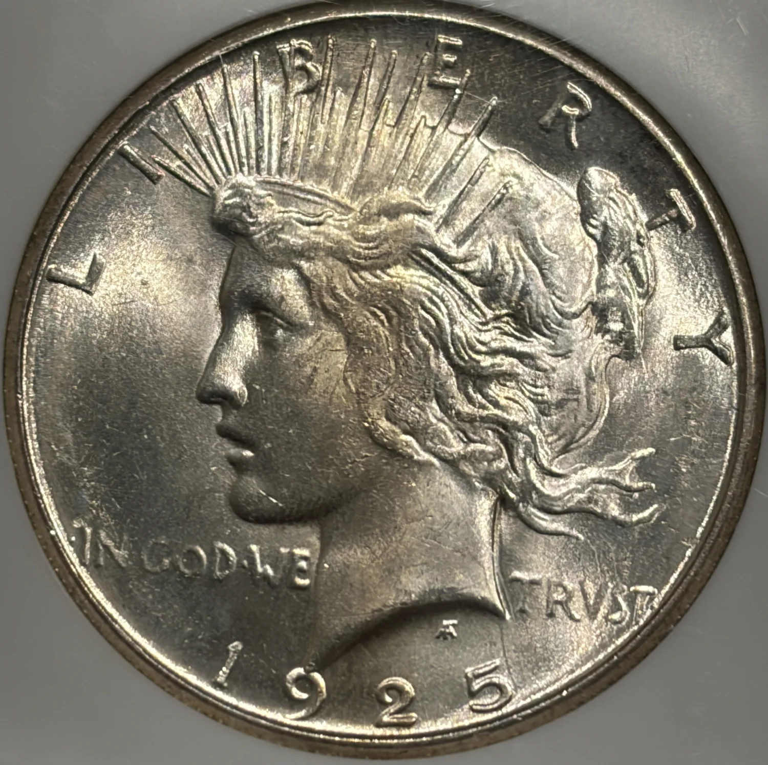 1925-S PEACE DOLLAR NGC MS64