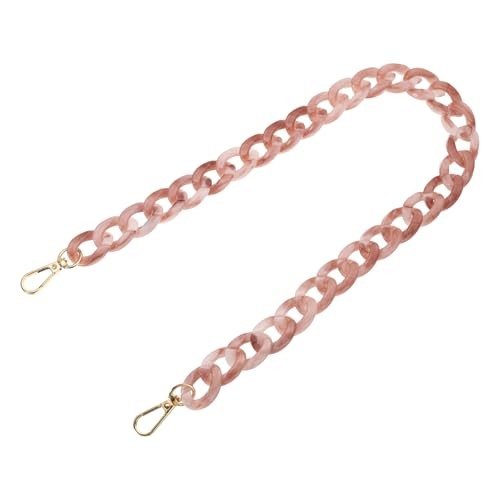 Acrylic Purse Strap Acrylic Chain Purse Straps 15 inches Pink White