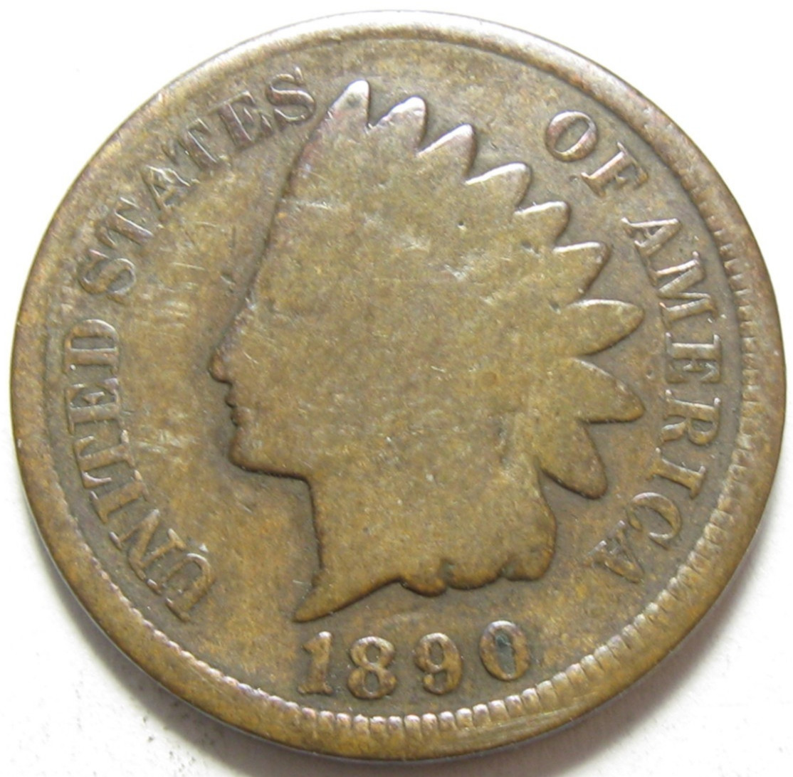 1890 Indian Head Cent - #11412-17