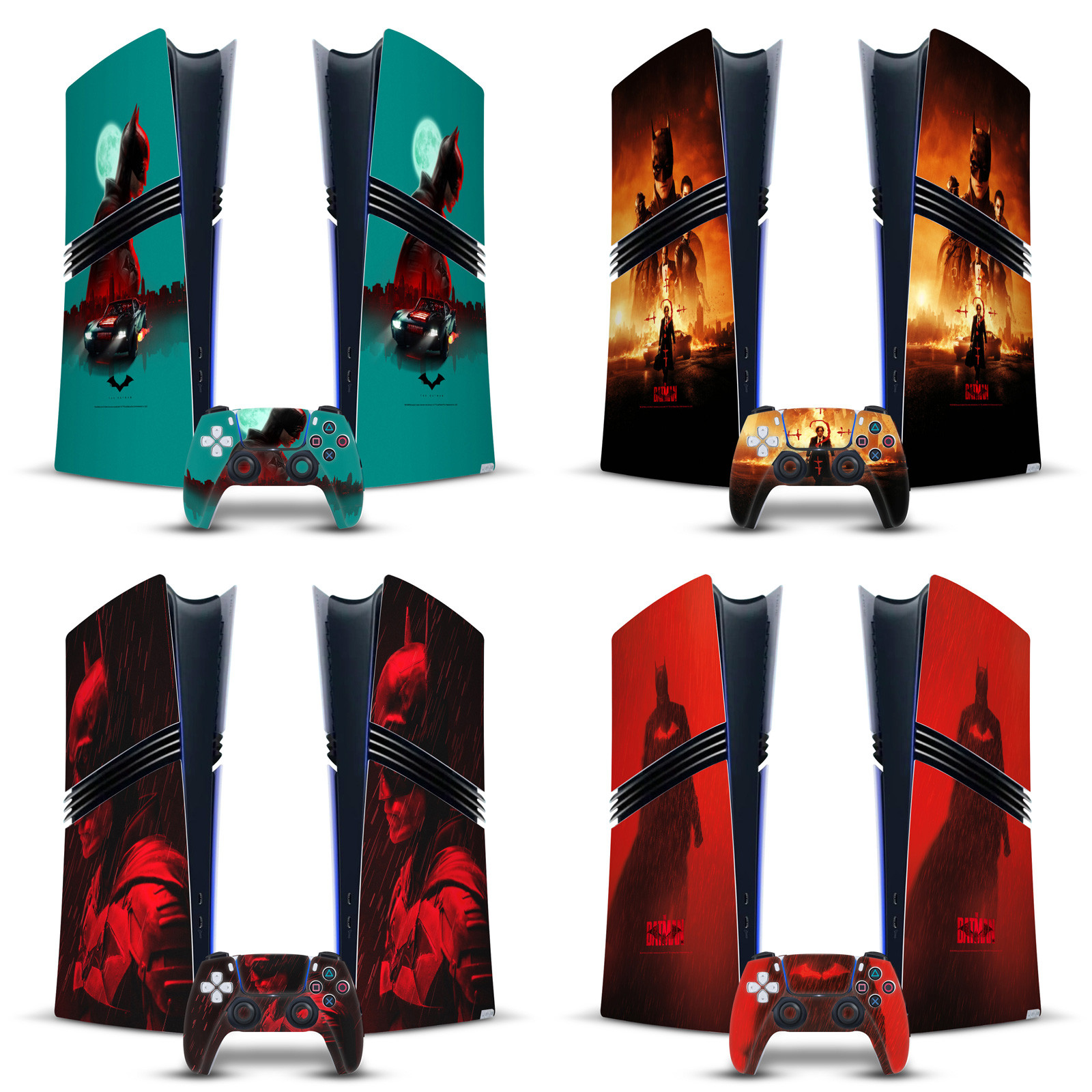 THE BATMAN NEO-NOIR AND POSTERS VINYL SKIN FOR PS5 PRO DIGITAL EDITION BUNDLE