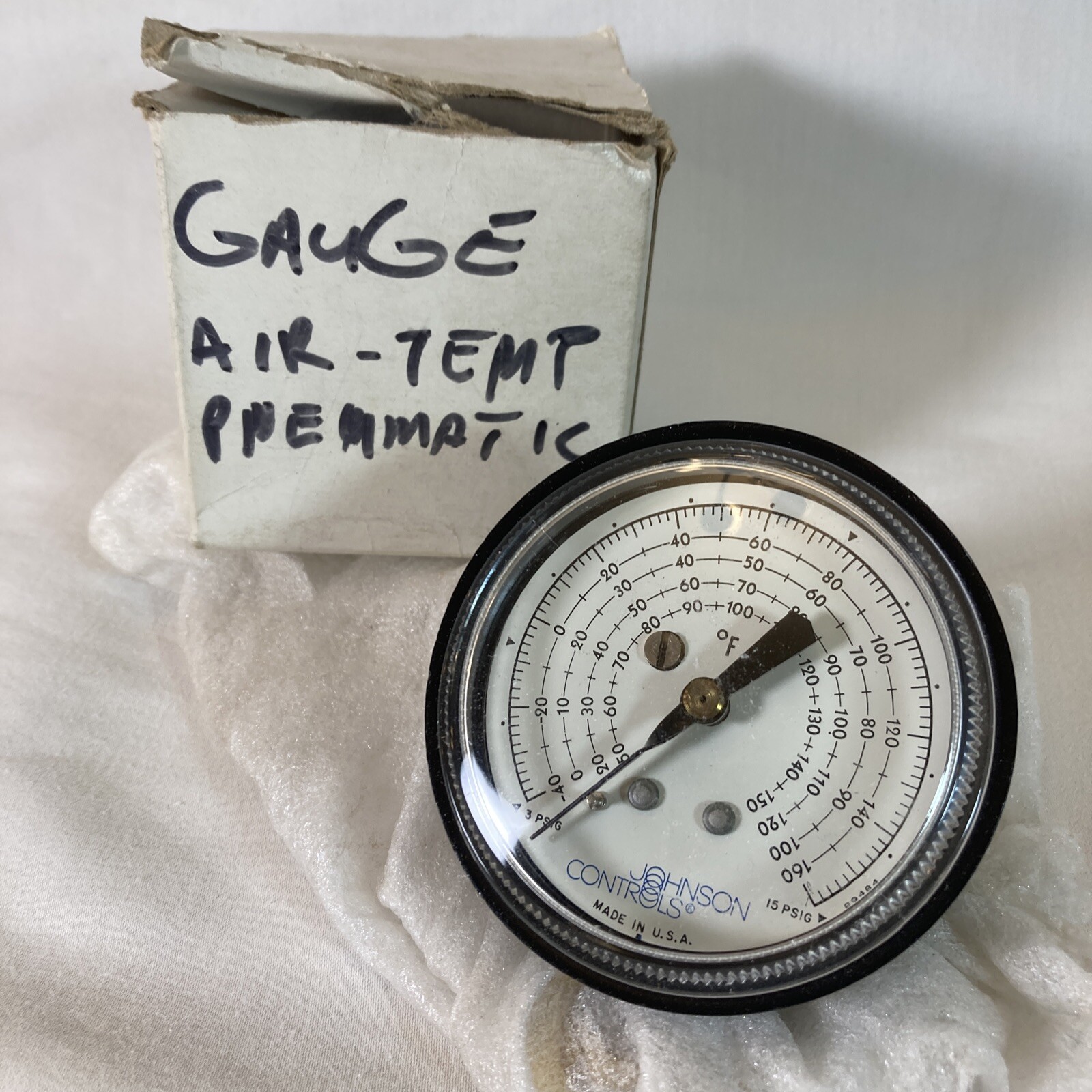 Johnson Controls X-200-180 Temperature Gauge, 2.5", -40/160F, 0/100F - NEW