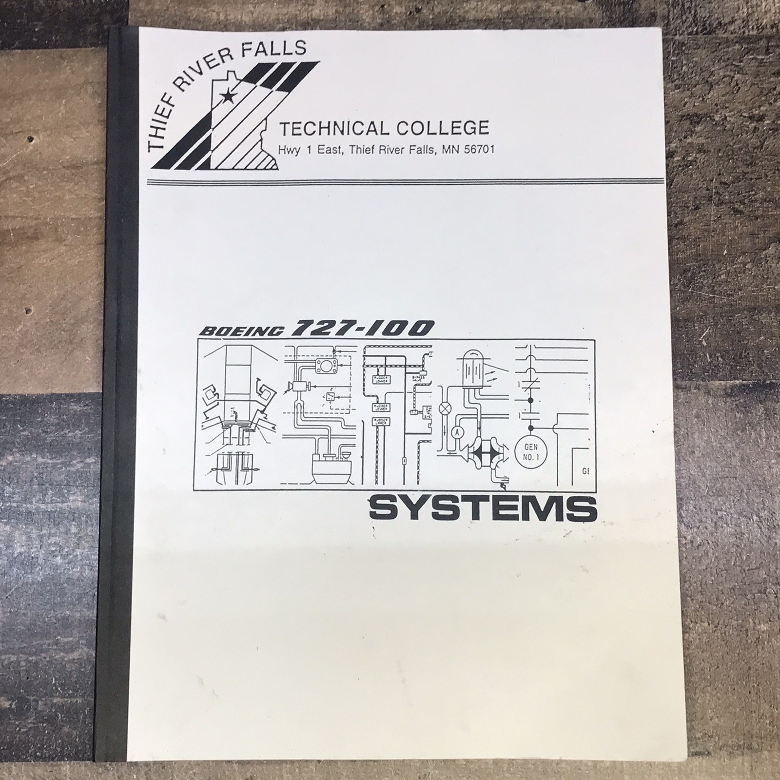 Boeing 727-100 Systems Guide Technical College School Manual Paperback