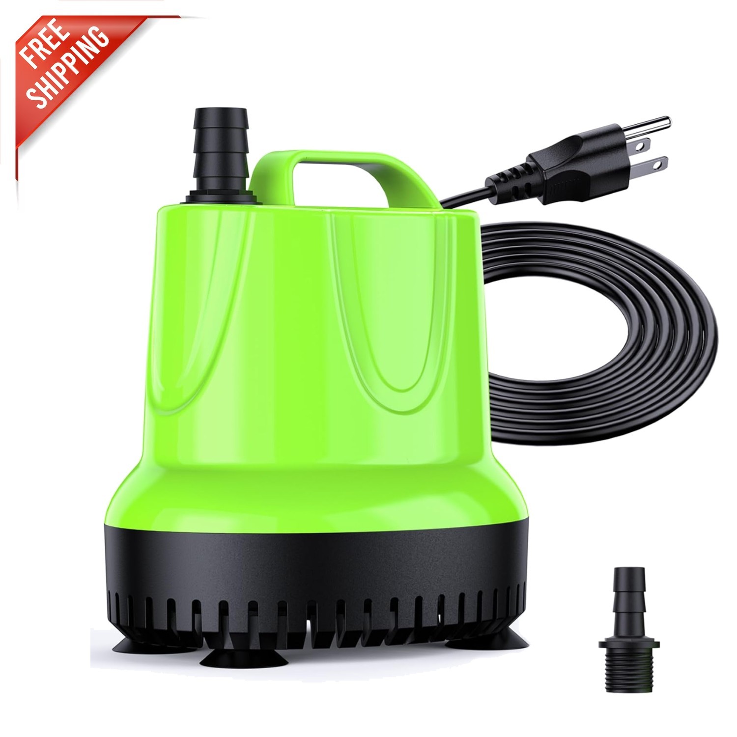 Versatile 12W Aquarium Pump with 3.6' Lift Height for Optimal Water Flow