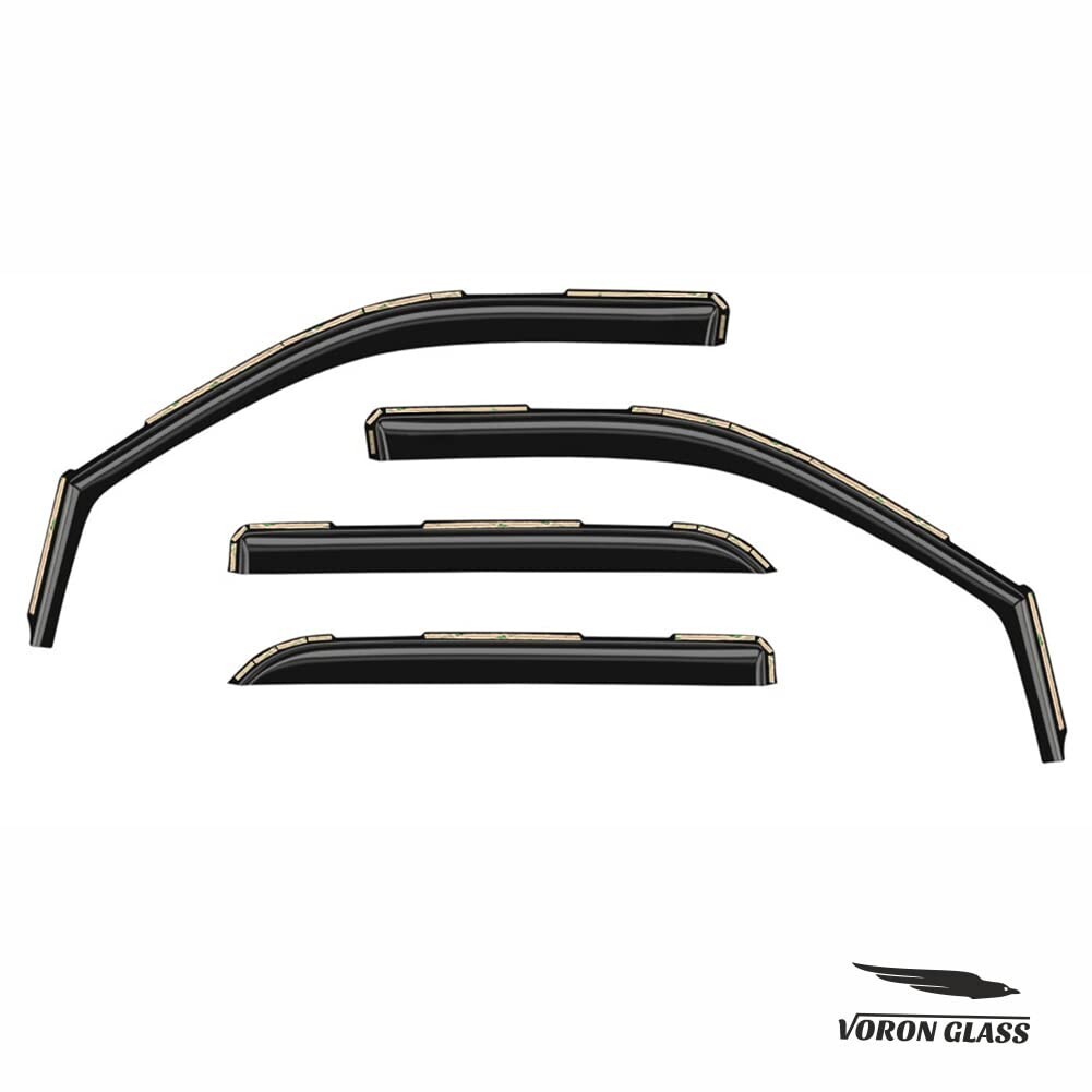 Rain Guards Vent Visors Shade for 2019-2024 Dodge RAM Crew Cab