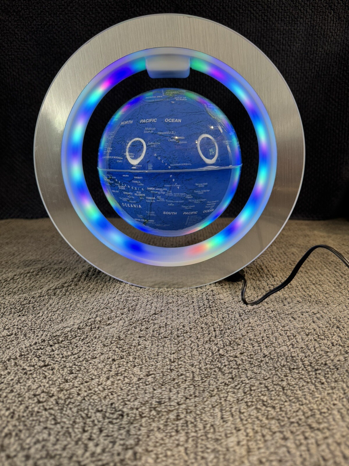 Magnetic Levitating Floating Globe World Map LED Light Night Lamp Home Decor