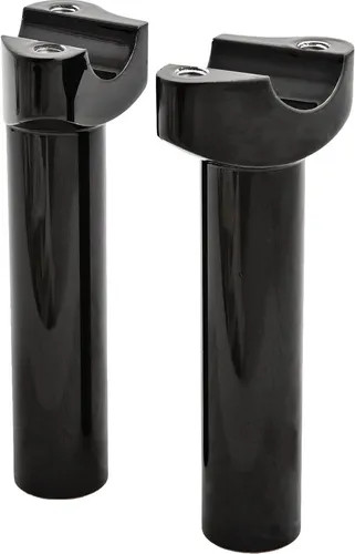 HD Black Forged Straight 1 Handlebar 5.5 Risers  Rocker 08-09