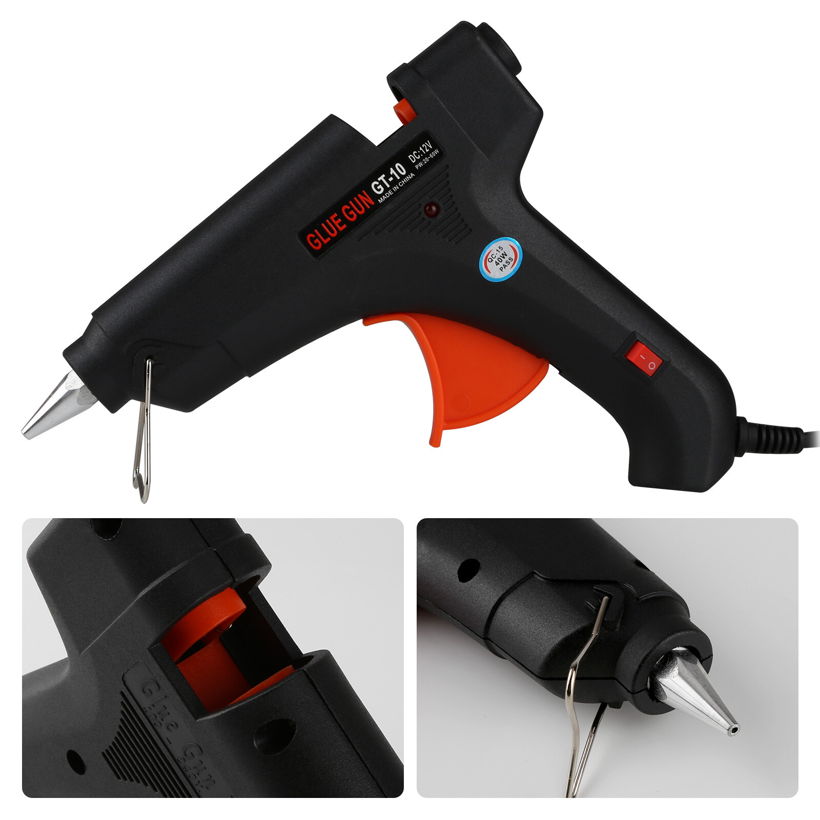 PDR Car Body Glue Puller Tabs Pulling Paintless Dent Repair Removal Tool Kit US
