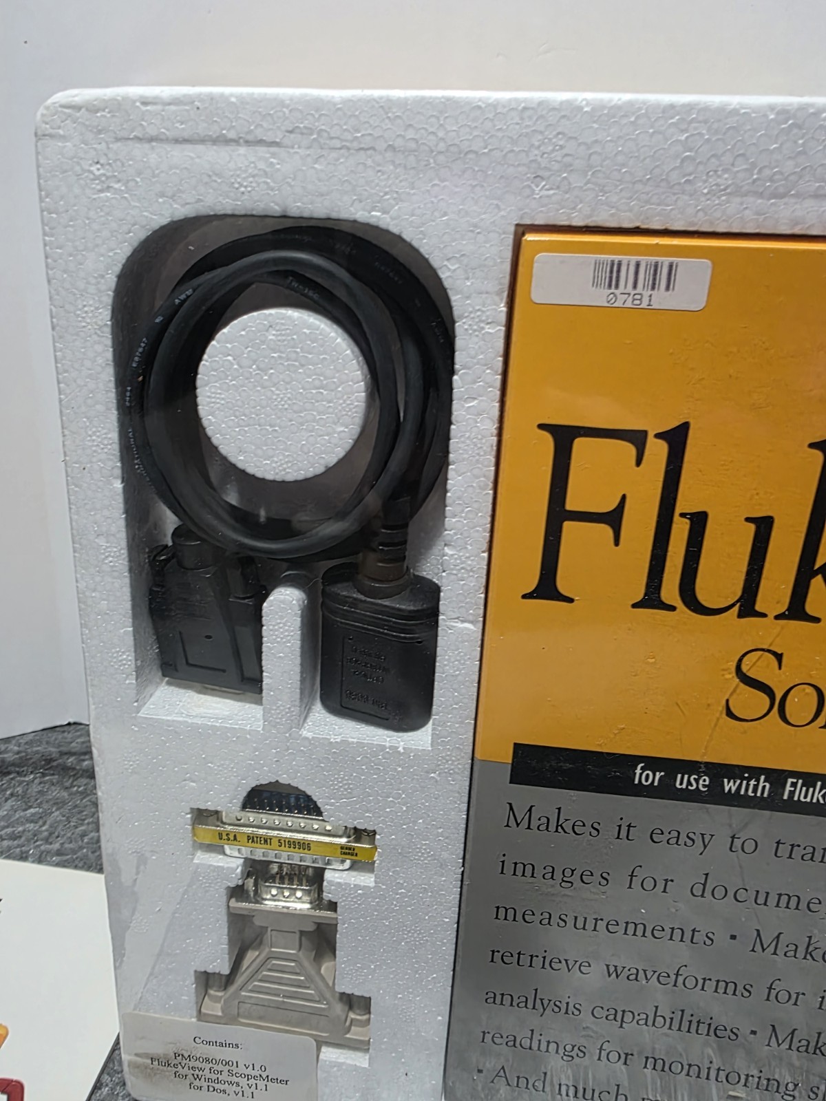 Vintage 1995 Sealed FlukeView Software SW90 Fluke Tester