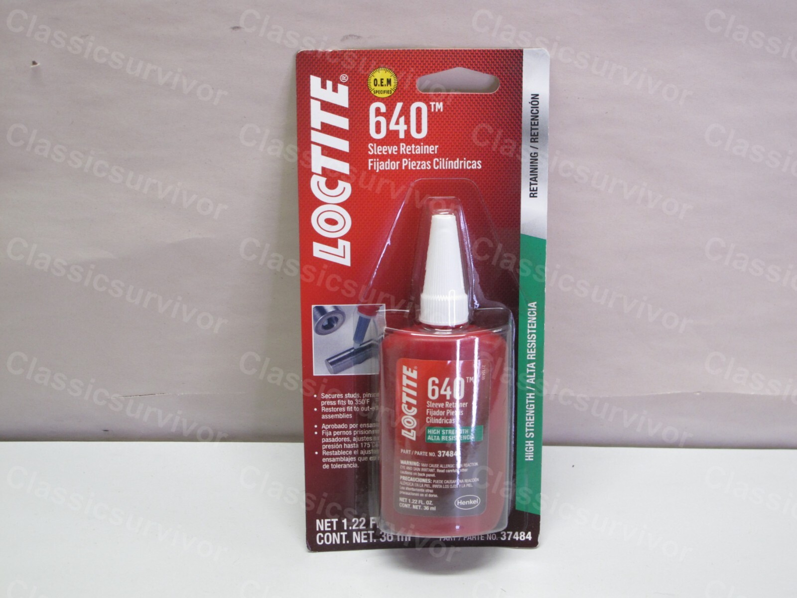 Loctite 37484 36ml Sleeve Retainer #640