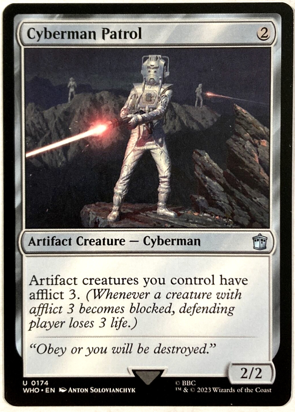 MTG Cyberman Patrol Doctor Who 0174 NM