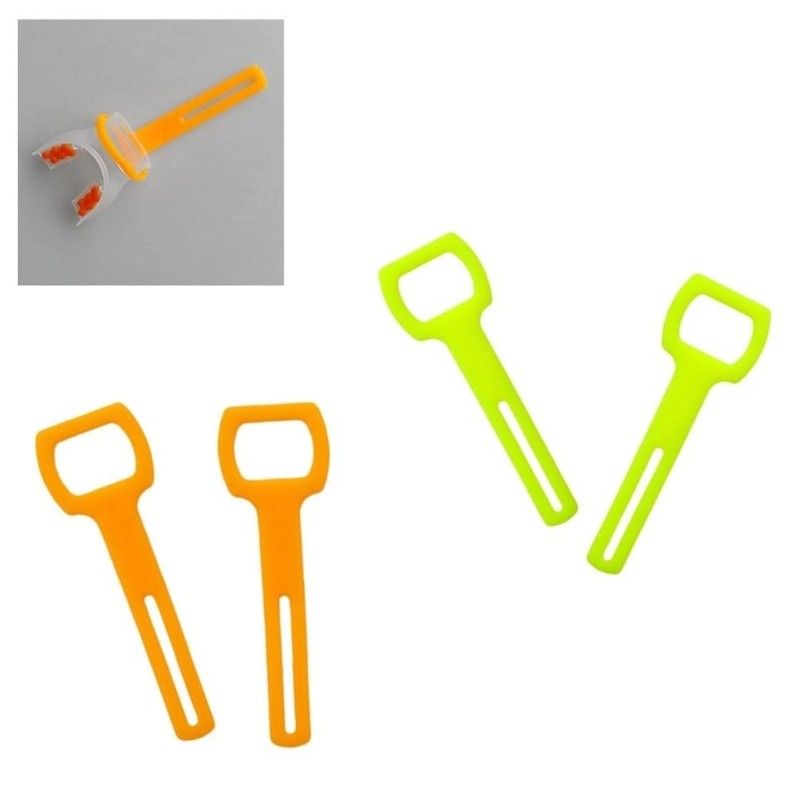 4pcs Adjustable Diving Strap Silicones Regulator Octopuses Wrap Holder