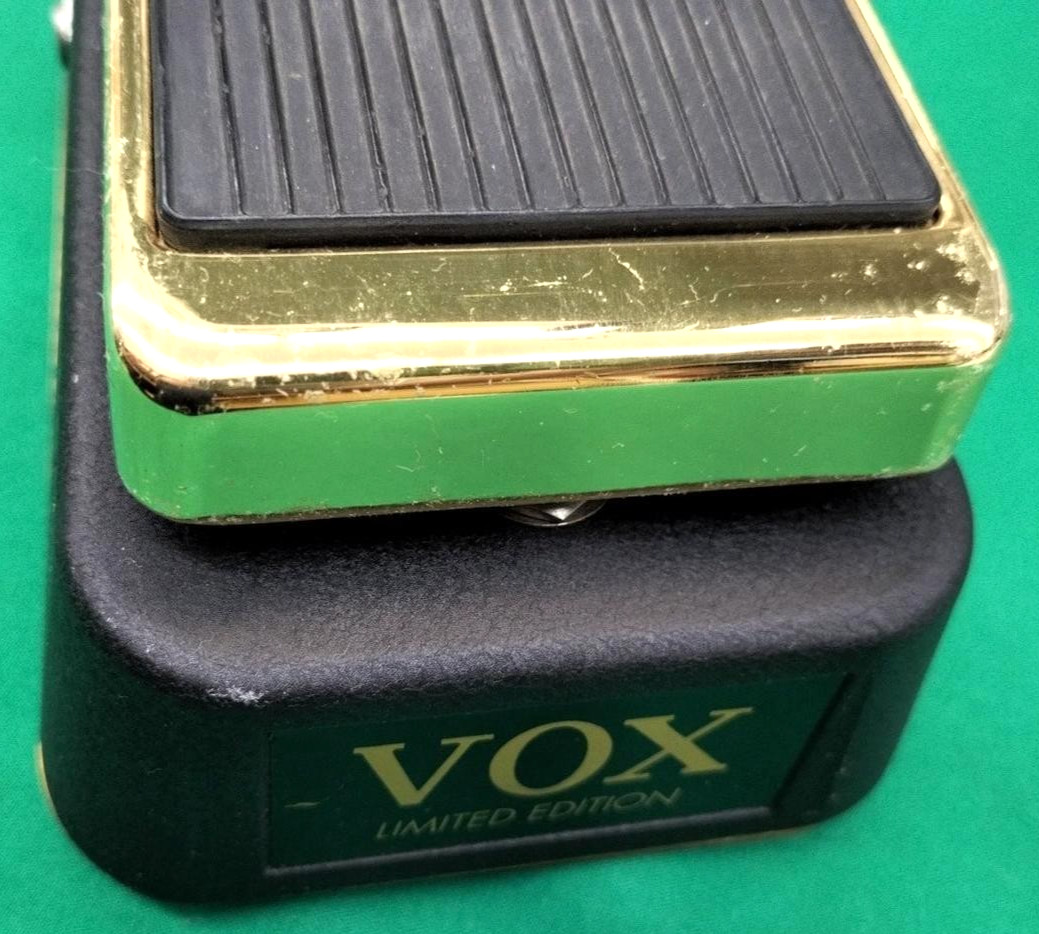 VOX V847G Gold Limited Wah Guitar Effect Pedal Made in USA