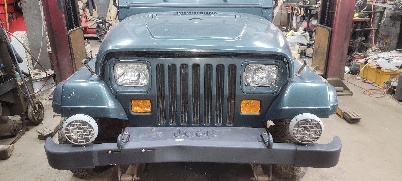 94 Jeep Wrangler Engine ECM Electronic Control Module Left Hand Firewall