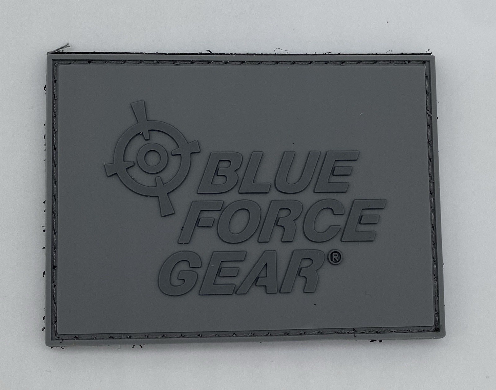 Shot 💥 Show 2024 Blue Force Gear “Gray Logo” Patch, Hook&Loop, New!