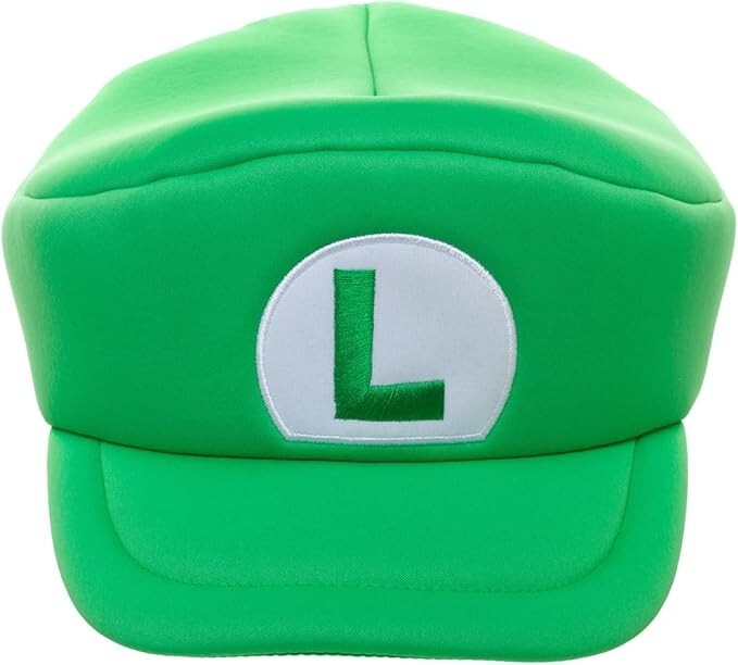 Super Mario Bros Luigi Green Cosplay Costume Hat Cap