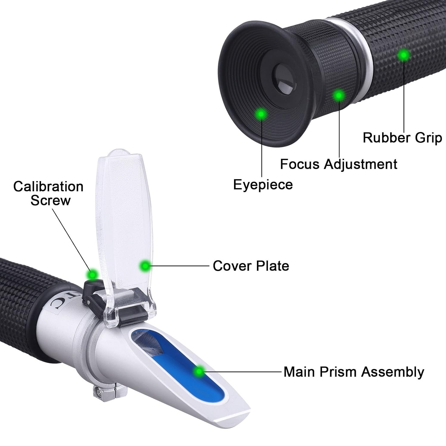 Brix Refractometer with ATC - Tiaoyeer Digital Handheld for...