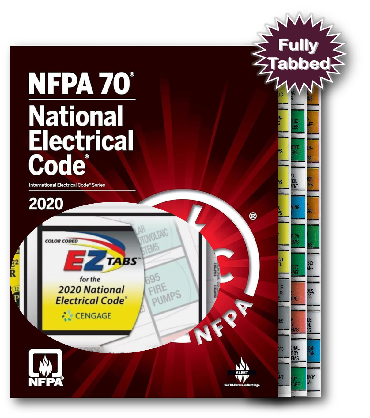 Fully Tabbed with Color Coded Index Tabs : NFPA 70 NEC 2020 Softbound
